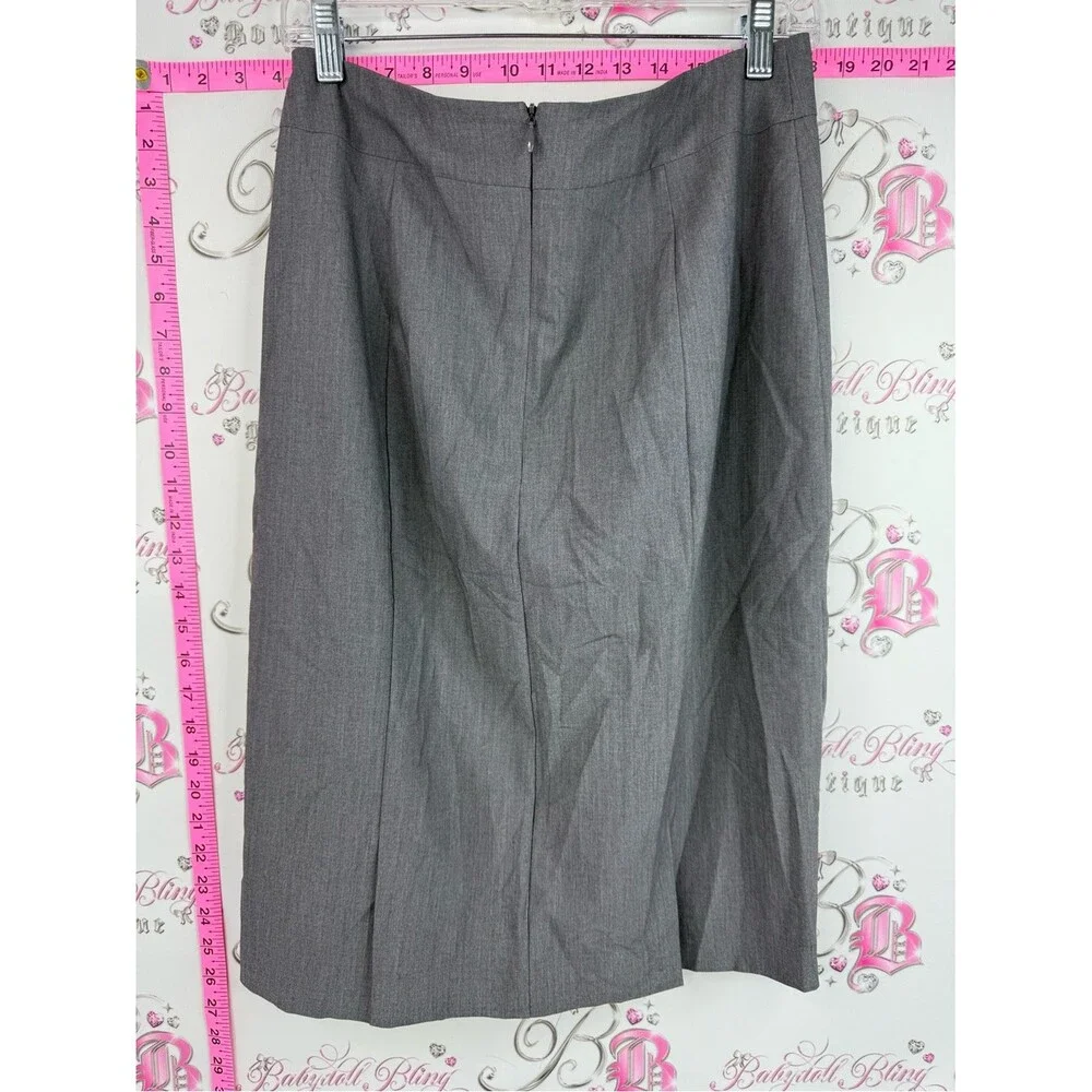 Tobias skirt pencil style grey Gray Midi Pencil Skirt new